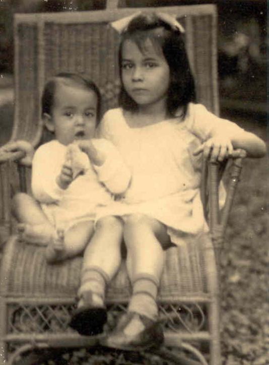 Anda with brother Rudolph-Hector(Ru)  (1924)